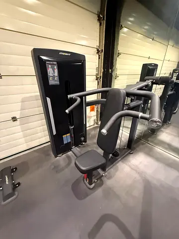 Used Life Fitness Seated Chest Press Machine - Good Condition