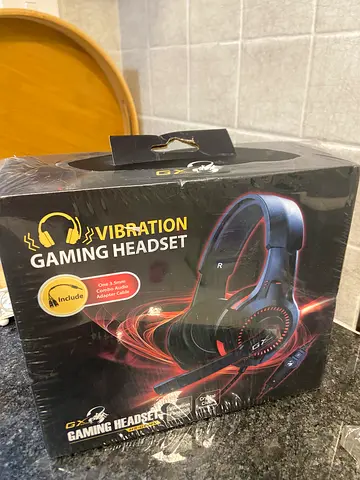 Sealed Gaming Vibration Headset (Over-ear) - New in Box