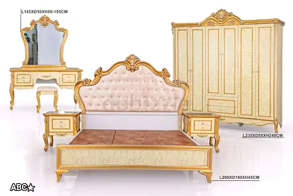 New modren family Bedroom set king size 180cm 200cm available