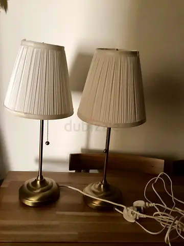 Pair of IKEA lamps