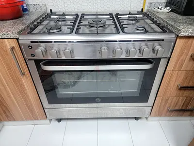 6-Burner Stainless Steel Gas Range with Large Oven (Used)
