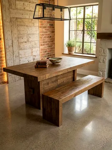 Dining Table with Bench