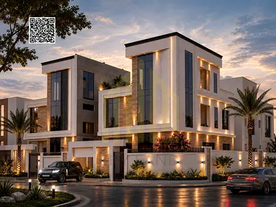 Luxury villa - 3 floors - in a good location - close to all services - excellent finishing - the best in Ajman
