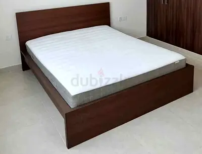Ikea malam bed with ikea mattress king size 180 x200cm bed