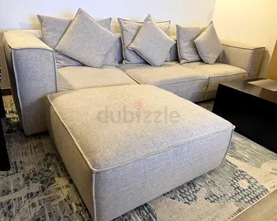 Beige Sectional Sofa (4pc)