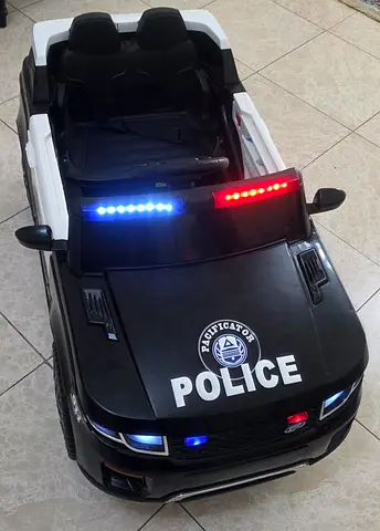 Kids Police Electric Ride-On SUV with Lights