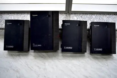 Panasonic TVM50 / TDD30 vintage intercom / PABX Voicemail System units - set of 4