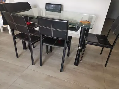 Dining table with chairs set