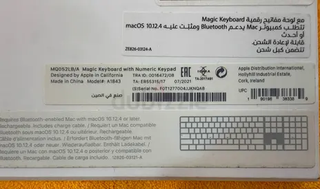 Apple keyboard with numpad