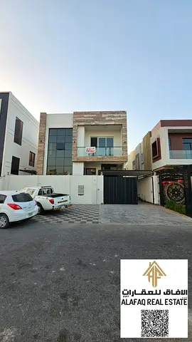 Luxury Villa for Sale in Al Yasmeen Ajman 6 Master Bedrooms 7 Bathrooms Premium Finishing Spacious Layout Ready to Move In