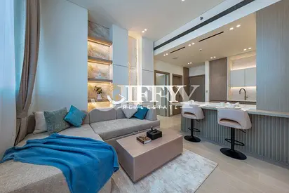 High-Floor 1BR | Furnished | Balcony & Pool | Binghatti Phantom