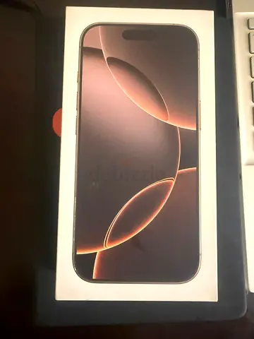 New Apple IPhone 16pro 128GB Desert Titanium- 2900aed