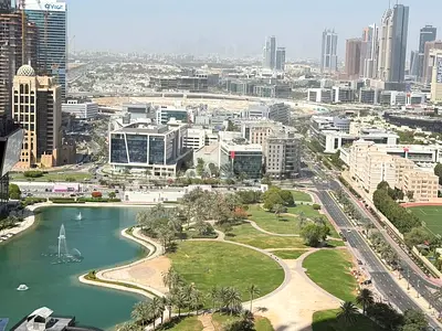 شقة مفروشة بغرفتي نوم | مارينا أركيد | إطلالة على أفق المدينة