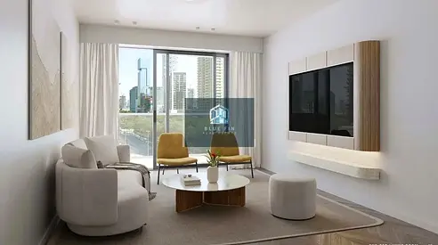 Furnished 1BR Apartment | Lume Residences JVC | Balcony & Pool Access