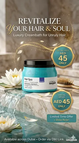 LOreal Professionnel Hair Spa Creambath for Unruly Hair