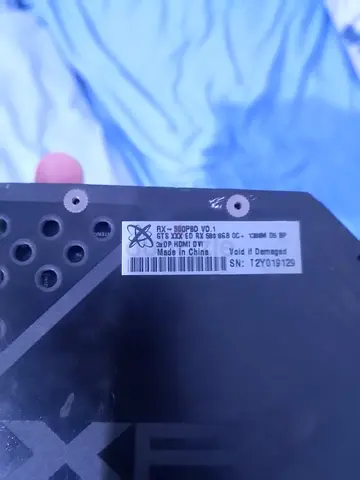 GPU AMD XFX RX 580 8GB GRAPHICS CARD SLIGHTLY NEGOTIABLE URGENT SALE