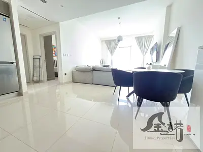 شقة مفروشة بغرفة نوم واحدة | برج صن رايز باي 1 | شرفة مطلة على المدينة