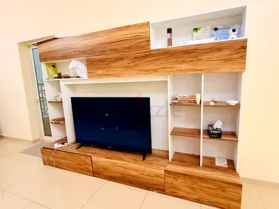 TV Unit with shelf