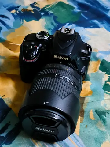 Nikon D3400 with 18-140mm lens