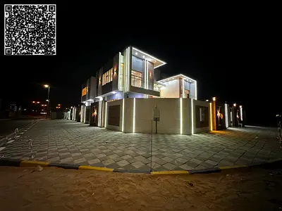 BRAND NEW SPECIOUS ULTRA LUXURY BEAUTIFUL 7 MASTER BEDROOMS VILLA WITH SWIMMING POOL  AND ELEVATOR AVAILABLE FOR RENT IN YASMEEN AJMAN