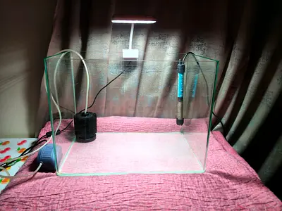 Complete 36L Aquarium set up ready to use. (negotiable)