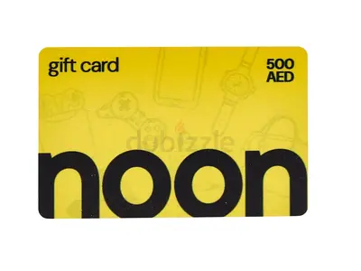 Noon gift card worth 500 AED