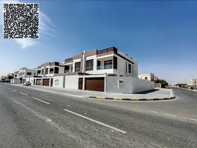 SPECIOUS BEAUTIFUL BRAND NEW 5 MASTER BEDROOMS CORNER VILLA AVAILBLE FOR RENT IN AL HOSHI SHARJAH