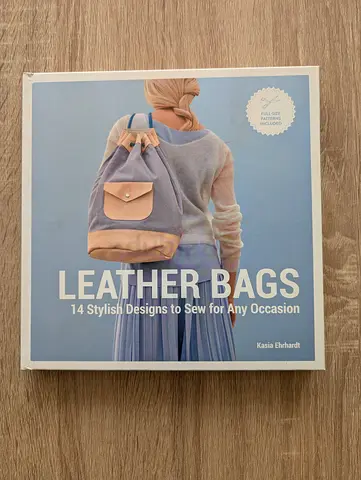 Leather crafting book with patterns