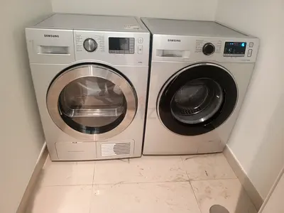 Samsung 8+8kg front-load washer and dryer set - good condition