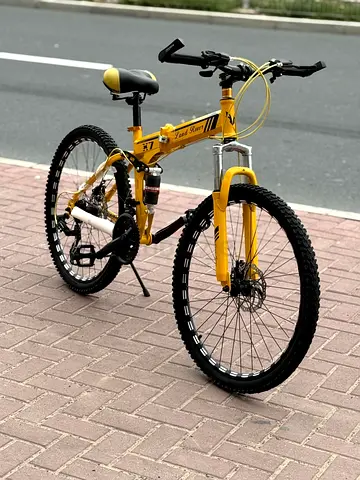 Land Rover X7 Folding Mountain Bike | 26” Wheels | Dual Suspension | Disc Brakes
