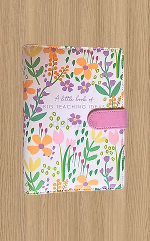 Beautiful Floral Planner Writing Journal — Notes, Organization, Stationery