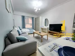 A fully furnished luxury studio apartment with brand new, high-end furniture, including all bills an