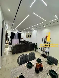 Luxury apartment, brand new, two bedrooms, living room, and balcony. Ajman, Al Rawda 3. Fully furnis