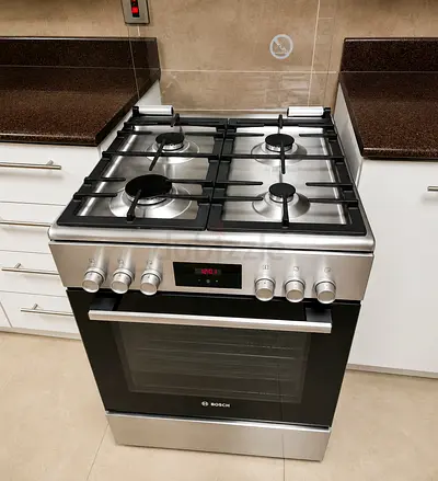 Bosch brand 4 burner gas cooker oven Electric