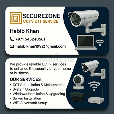 IT Services and CCTV Installation  Maintenance services