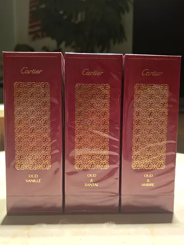 Cartier (Oud Vanille, Oud Santal, Oud Ambre)
