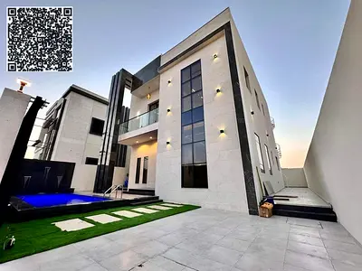 BEAUTIFUL 4 MASTER BEDROOM WITH SWIMMING POOL VILLA AVIABLE FOR RENT IN AL BAHAI AJMAN