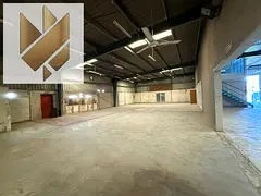 Massive warehouse for rent on a main road in Industrial Area 10, Sharjah, with a total area of 20,00