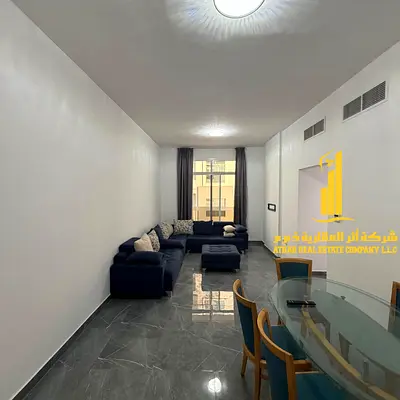شقة غرفتين وصالة مفروشة للإيجار الشهري ✨ عجمان - الراشدية 2 - بالقرب من حديقة السيدات , شامل الفواتير و الإنترنت , فرش أنيق و مرتب