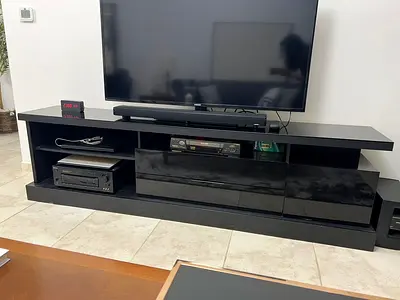 TV Unit with glass top