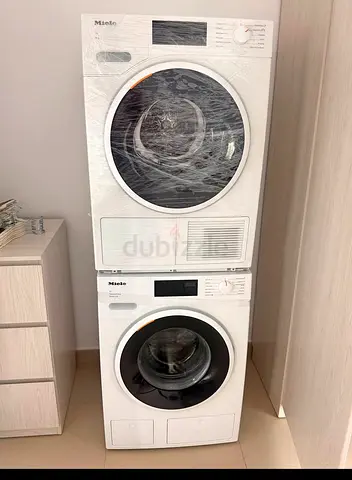 Bundle of 2 - OFFER MIELE W1 twin dos washer + T1 dryer
