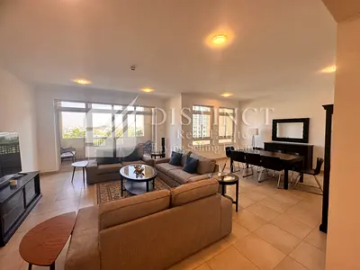 Large North Entrance, Closed Kitchen Unfurnished 3BR+maid, 4 cheques,