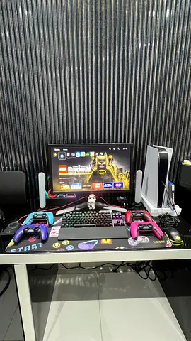 PlayStation 5 with Monitor Keyboard and Mouse (Steelseries)