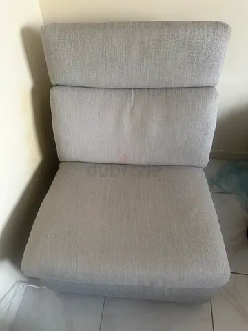 OC home - Light grey single lounge chair - good condition