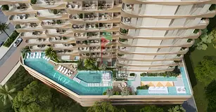 Premium Studio: Beach Pool View with 10% ROI