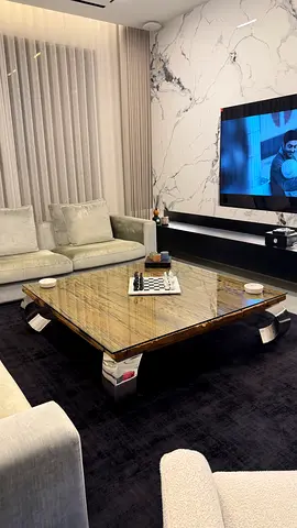 Marina Home Large Modern Coffee Table with Metal Legs. Original price 5800