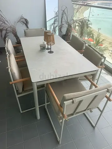Outdoor table and chairs