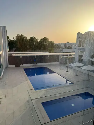 Luxury 3BR Apartment with Maid Room 5 Baths 3 Balconies Free Gym Pool Compound Near Corniche Al Mir