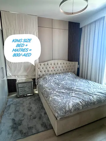 Bed king size with MATRESS