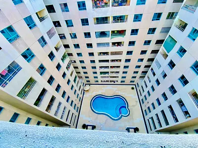 CLOSE TO STADIUM METRO. 1BHK. BALCONY. ONLY FAMILY. FREE GYM POOL PARKING